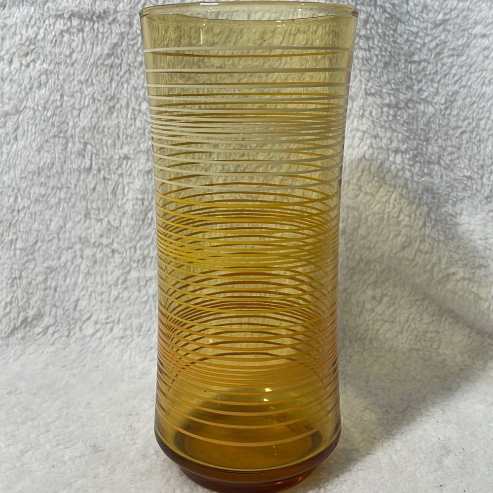 Striped juice glass  